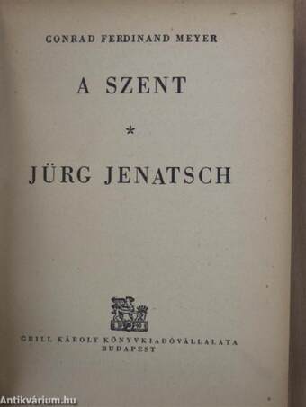 A szent/Jürg Jenatsch