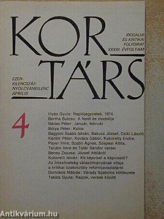 Kortárs 1989. április