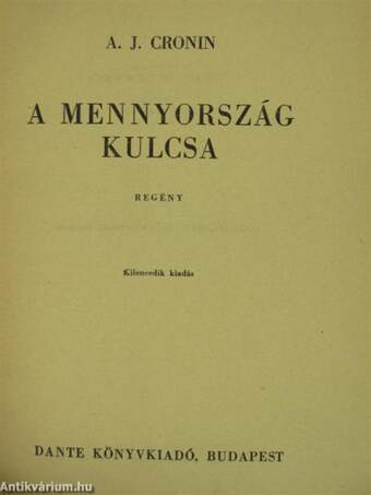 A mennyország kulcsa