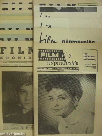 Filmkrónika 1959-1962./Film és népművelés 1963-1964. (vegyes számok) (21 db)