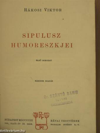 Sipulusz humoreszkjei