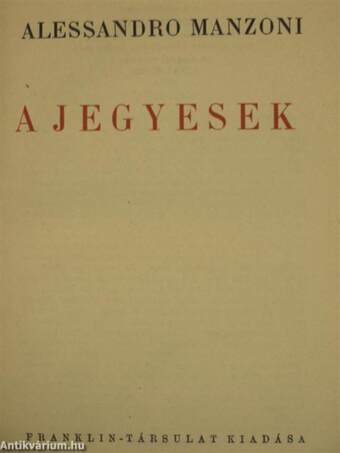 A Jegyesek I-II.