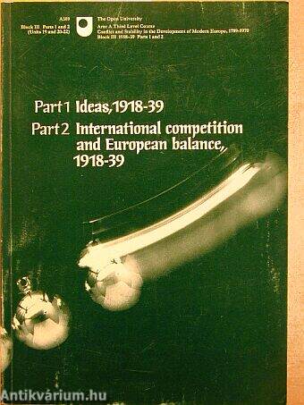 Ideas, 1918-39/International competition and European balance, 1918-39