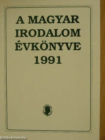 A magyar irodalom évkönyve 1991