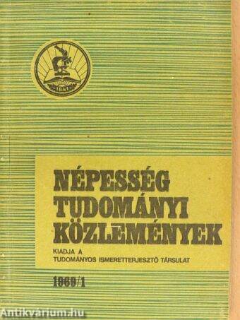 Népességtudományi közlemények 1969/1.