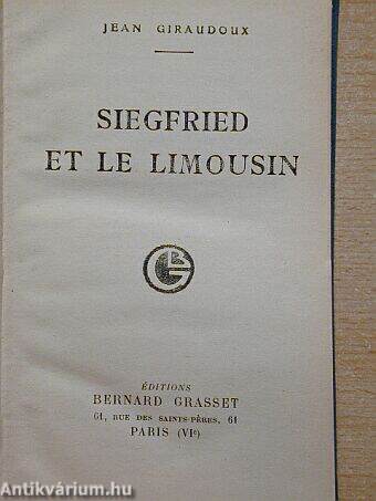 Siegfried et le Limousin