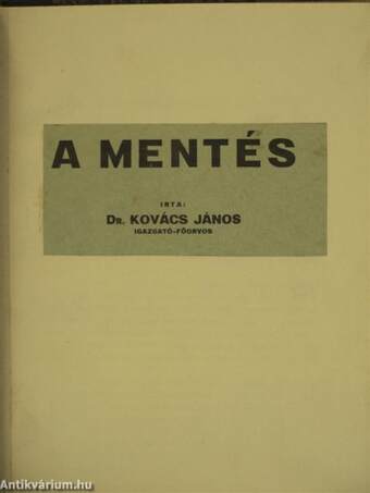 A mentés