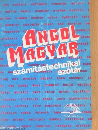 Angol-magyar számítástechnikai szótár