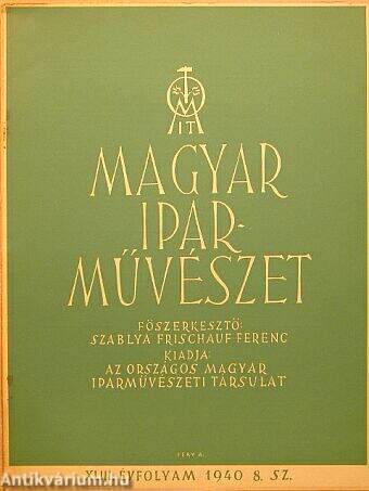 Magyar Iparművészet 1940/8.
