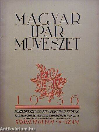 Magyar Iparművészet 1936/4.