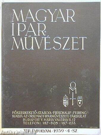 Magyar Iparművészet 1939/4.