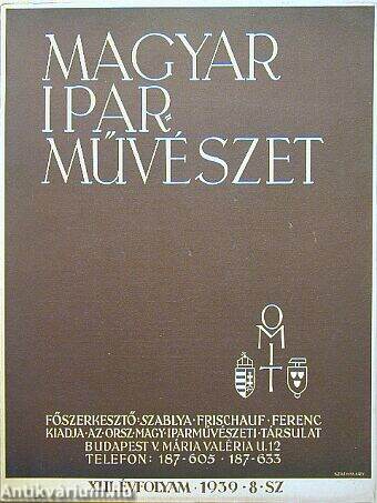 Magyar Iparművészet 1939/8.