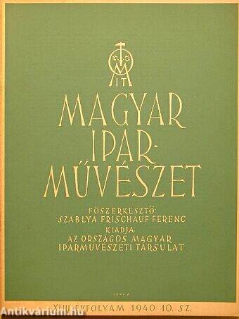 Magyar Iparművészet 1940/10.