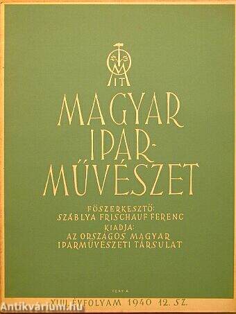 Magyar Iparművészet 1940/12.