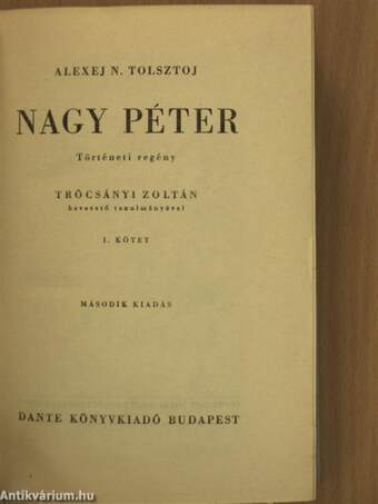 Nagy Péter I-III.