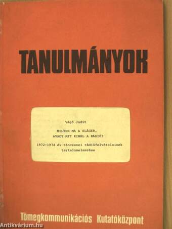 Tanulmányok 1976/5.