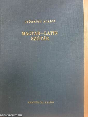 Magyar-latin szótár