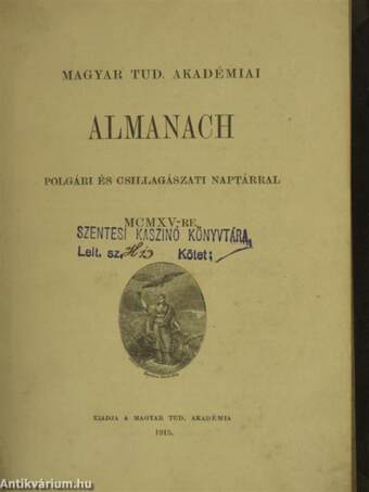 Magyar Tud. Akadémiai Almanach