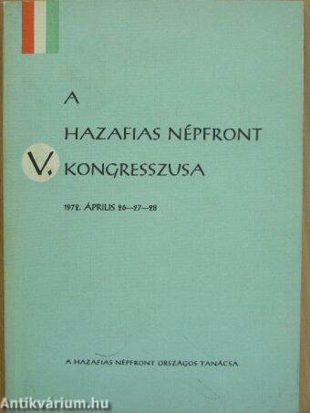 A Hazafias Népfront V. kongresszusa