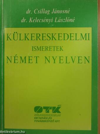 Külkereskedelmi ismeretek német nyelven