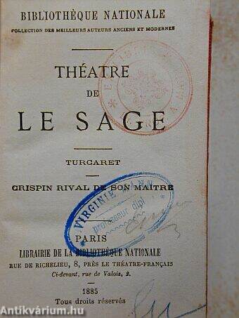 Théatre de Le Sage