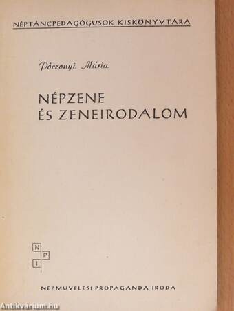 Népzene és zeneirodalom