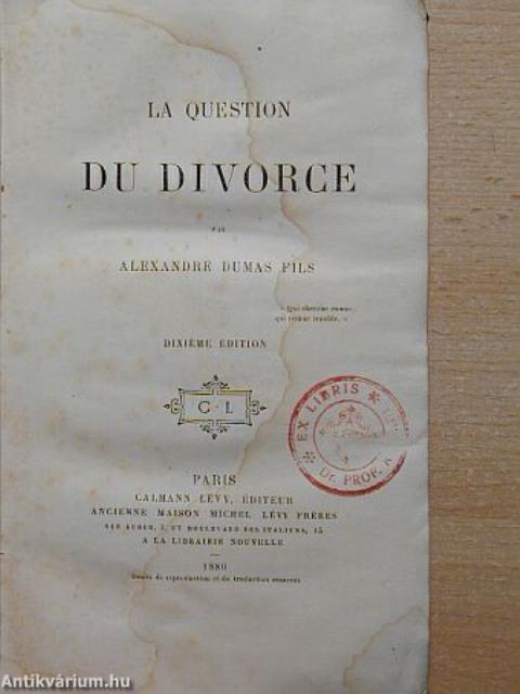 La question du divorcé