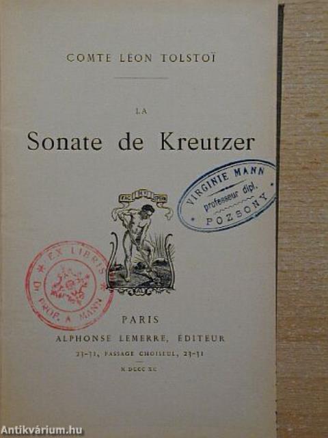 La Sonate de Kreutzer