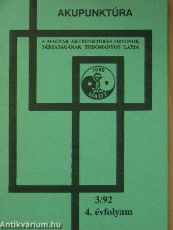 Akupunktúra 1992/3.
