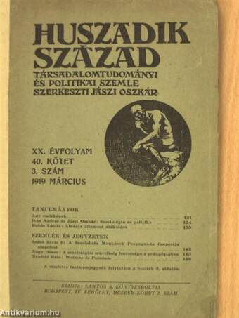 Huszadik Század 1919. március