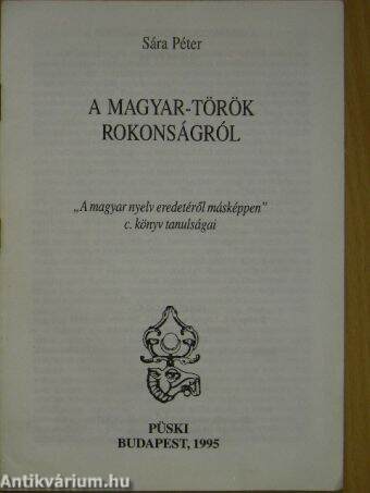 A magyar-török rokonságról