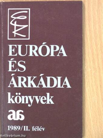 Európa és Árkádia könyvek 1989/II. félév