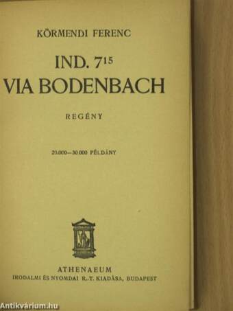 Ind. 7.15 Via Bodenbach