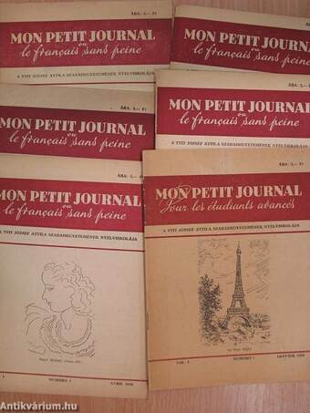 Mon Petit Journal 1958. január-június (fél évfolyam)