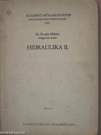 Hidraulika II.