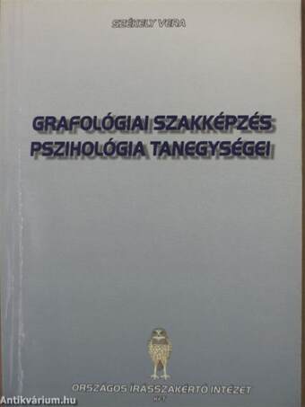 Grafológiai szakképzés pszihológia tanegységei