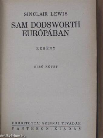 Sam Dodsworth Európában I-II.