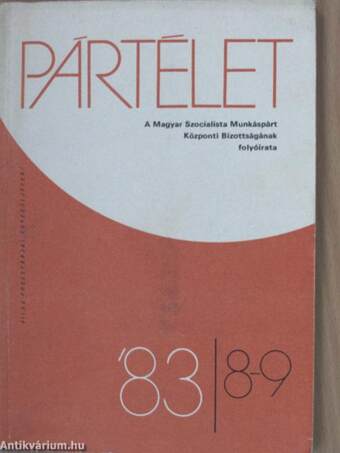 Pártélet 1983. augusztus-szeptember