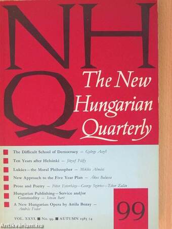 The New Hungarian Quarterly Autumn 1985.