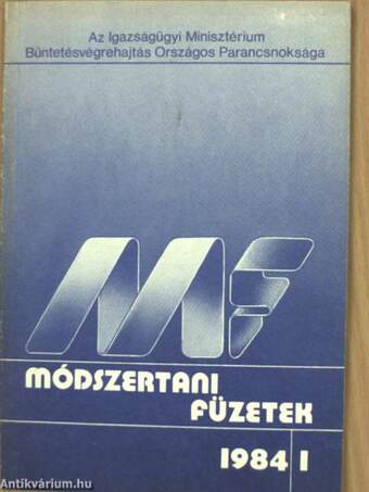 Módszertani füzetek 1984/1.
