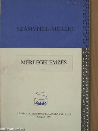 Mérlegelemzés