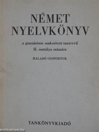 Német nyelvkönyv II.