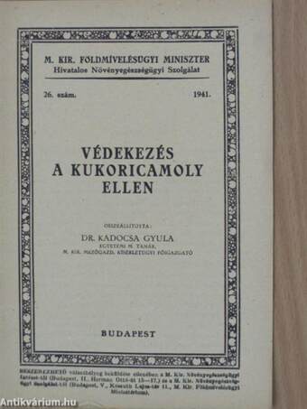 Védekezés a kukoricamoly ellen