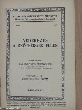 Védekezés a drótférgek ellen