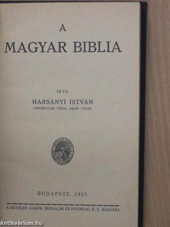 A magyar biblia