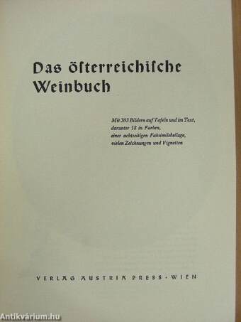 Das österreichische Weinbuch