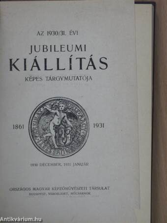 Az 1930/31. évi jubileumi kiállítás képes tárgymutatója