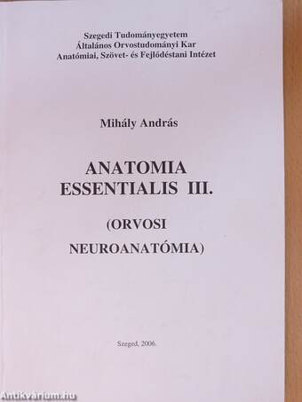 Anatomia essentialis III.