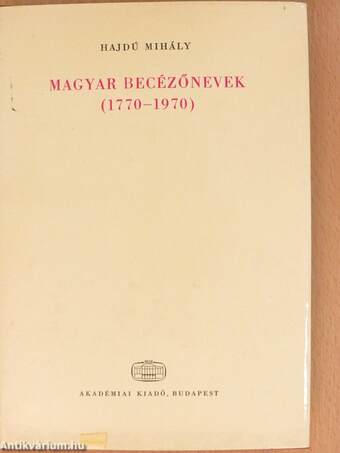 Magyar becézőnevek