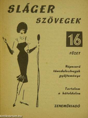 Slágerszövegek 16.